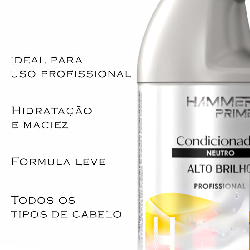 Condicionador Neutro 5L Hammer Prime – Hidratação e Equilíbrio